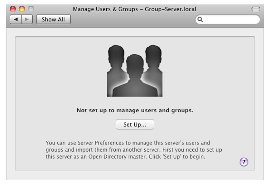 Setting Up Users and Groups Management